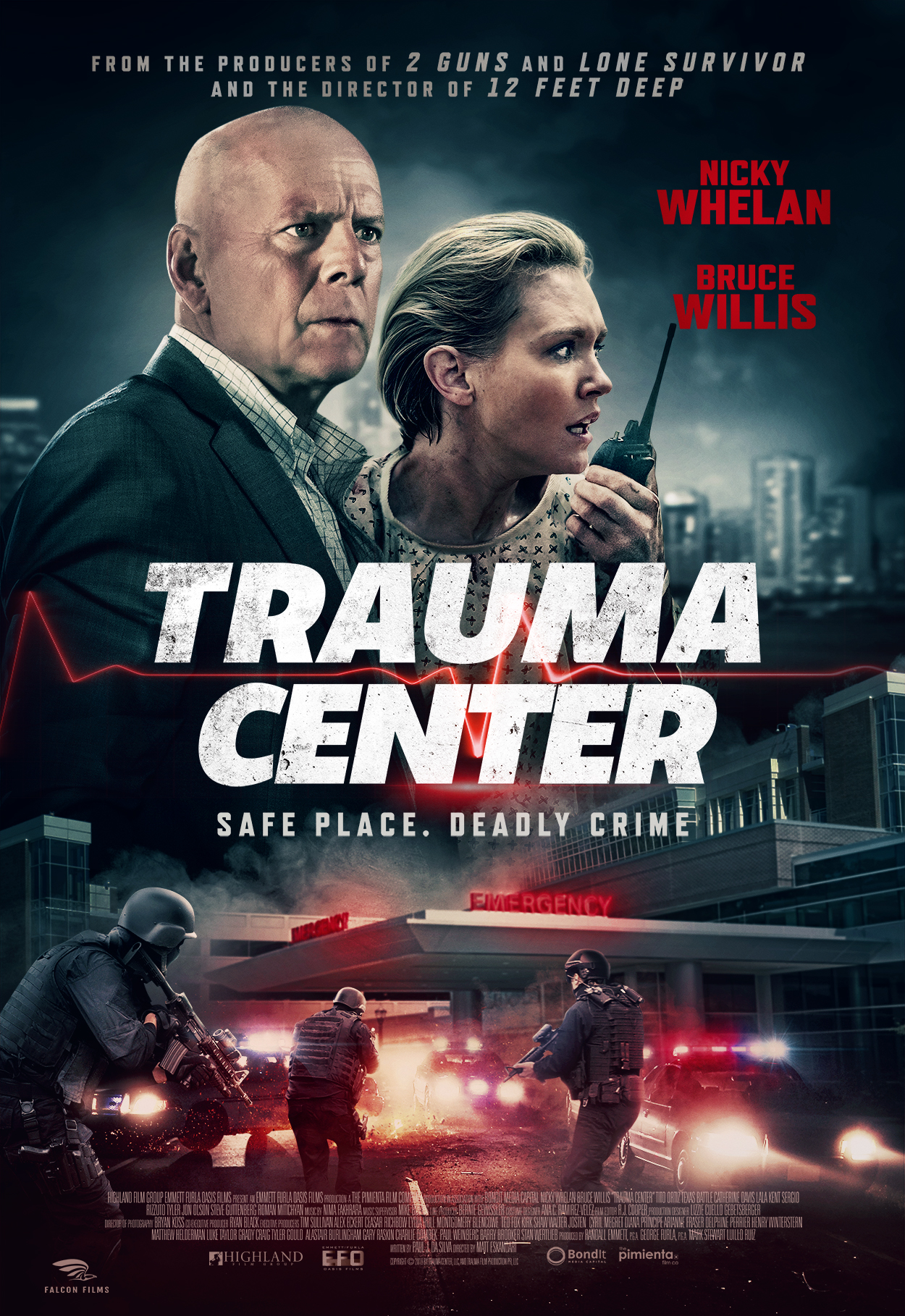 MovieGoers.me - Trauma Center | Bruce Willis, Nicky Whelan, Steve